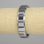 Terahertz Bracelet Link, diameter 14×10mm±, length 18cm± stretch