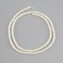 Freshwater Pearls Bead, diameter 3–3.5 mm × 2 mm, length 36 cm on a thread
