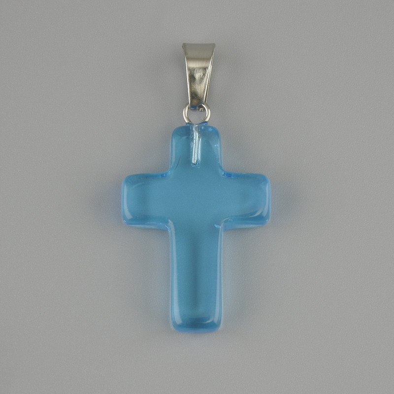 Pendant Cross Tone-quartz 25×18mm±, length 35mm±