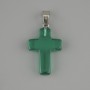 Pendant Cross of Tuned Quartz 25×18mm±, length 35mm±