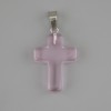 Pendant Cross, Toned Quartz 25×18mm ±, length 35mm ±