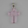 Pendant Cross, Toned Quartz 25×18mm ±, length 35mm ±