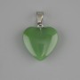 Heart Jade Pendant 20x20mm+-, length 28mm+