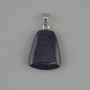 Aventurine Pendant Night of Cairo Trapezoid 17x21mm, length 30mm