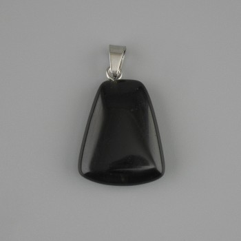 Agate Teardrop Pendant 17x21mm+-, length 30mm+