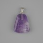Amethyst Pendant Trapezoid 17x21mm +-, length 30mm+-