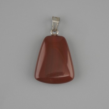 Carnelian Pendant, Trapezoid 17×21mm±, length 30mm±