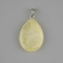 Drop Pendant of Tinted Glass 18x26x34mm+