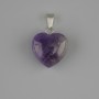 Pendant Heart Amethyst 15×15×22mm+