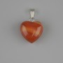 Heart Pendant Carnelian 15x15x22mm+