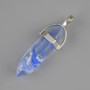 Toned Glass Hexagon Crystal Pendant 30x8x41mm+