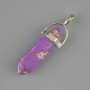 Variscite Pendant Hexagonal Crystal 30×8×41mm+