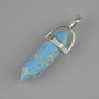 Variscite Pendant Hexagonal Crystal 30×8×41mm+