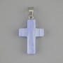 Pendant Cross Agate 25×18mm+-, length 36mm+-