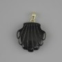 Pendant Shell Agate 22x22xmm+-, length 30mm+-