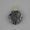 Pendant Shell Labradorite 22×22×mm+-, length 30mm+