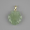 Shell Pendant Jade 22x22xmm+-, length 30mm+