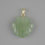 Shell Pendant Jade 22x22xmm+-, length 30mm+