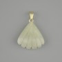 Shell Pendant Jadeite 20×20×mm+-, length 28mm+-