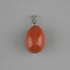 Teardrop Pendant Red Jasper 18x13mm+-, length 26mm+