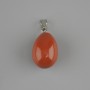 Teardrop Pendant Red Jasper 18x13mm+-, length 26mm+