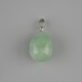 Drop Pendant in Nephrite 18×13mm+-, length 26mm+