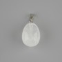 Drop Pendant of Rock Crystal 18x13mm±, length 26mm±