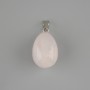 Drop Pendant in Pink Quartz 18x13mm+-, length 26mm+