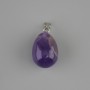 Teardrop Pendant Amethyst 18x13mm+-, length about 26mm+