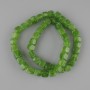 Chrysoprase Beads Cubes 7–9 mm on Thread 39 cm +/-