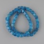 Apatite Cubic Beads 7.5-8.5mm on Thread, 38cm+- length