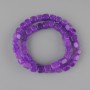 Sugilite Beads Cube 6.5-7.5mm on Thread, 38cm+- length