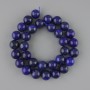 Lapis Lazuli Beads Smooth Round 12mm +- on Thread
