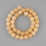 Citrine Beads Smooth Sphere 10mm +-, on thread length 38cm +-