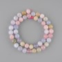 Morganite Beads Smooth Round 8.5 mm +-, on thread 38 cm+-