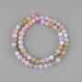 Morganite Beads Smooth Round 6.5mm +-, on Thread length 38cm+-