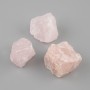 Rose Quartz Raw Natural Souvenir Stone 30-38x28-33mm ± packaged 100g (Price per 100 g)