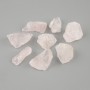 Souvenir Stone Interior Unpolished Pink Quartz 24-35×11-27mm± packaged 100g (Price per 100 g)