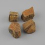 Tiger's Eye Natural Stone for Interior Use, Unpolished 26-32×14-22 mm ± packaged 100 g (Price per 100 g)