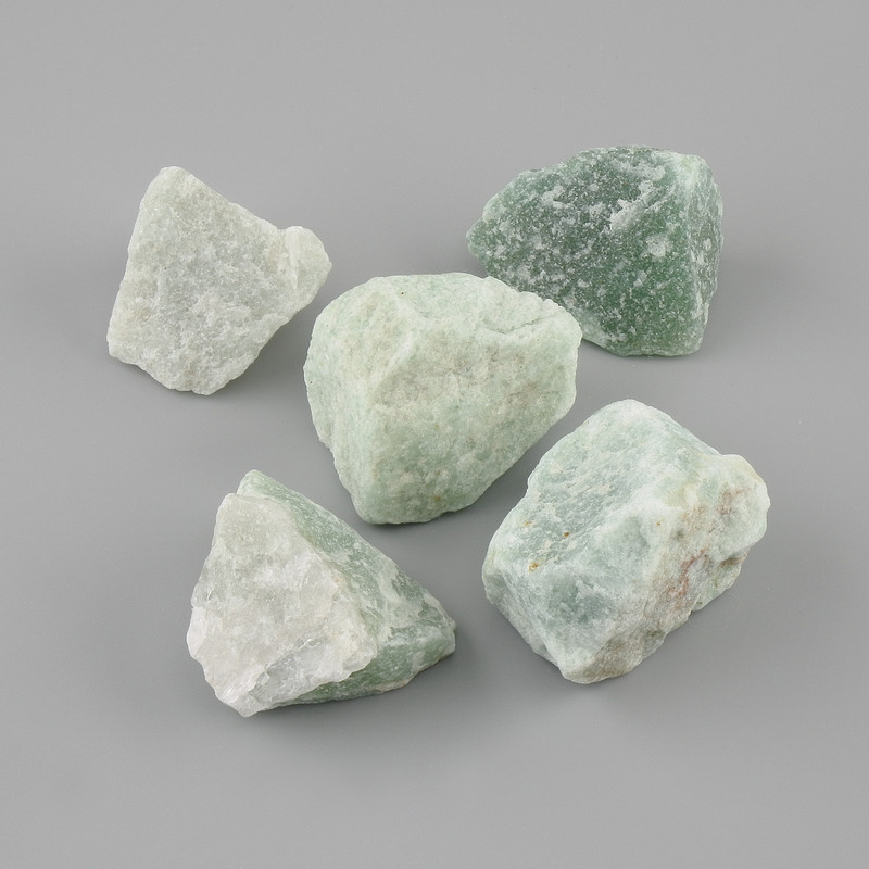 Souvenir ornamental jade natural stone, unprocessed 26-32×20-28mm ± packaged 100g (Price per 100 g)
