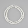 Adularia Beads Faceted Cube 4x4mm, Threaded, 39cm