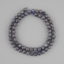 Sapphire Beads, Faceted Round Bead, Ø6mm ±, Thread Length 39cm ±