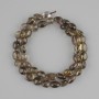 Smoky Quartz Tubular Beads, 9.5–12×7–8 mm, 40 cm on thread