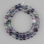 Fluorite Beads Smooth Ball 8mm Diameter, +- 40cm Length on Thread