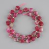 Turmaline Beads Faceted Diamond Shape, 10×8mm Diameter ± 37cm Length ± on String