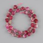 Turmaline Beads Faceted Diamond Shape, 10×8mm Diameter ± 37cm Length ± on String