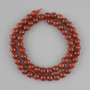 Carnelian Beads Faceted Round 8mm on Thread, 42cm length