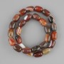 Agate Barilo Beads, 14x10mm, +/-, 38cm +/- on a thread