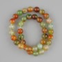 Brazilian Agate Beads, Smooth Round 10mm, +/- 38cm Length, on Thread
