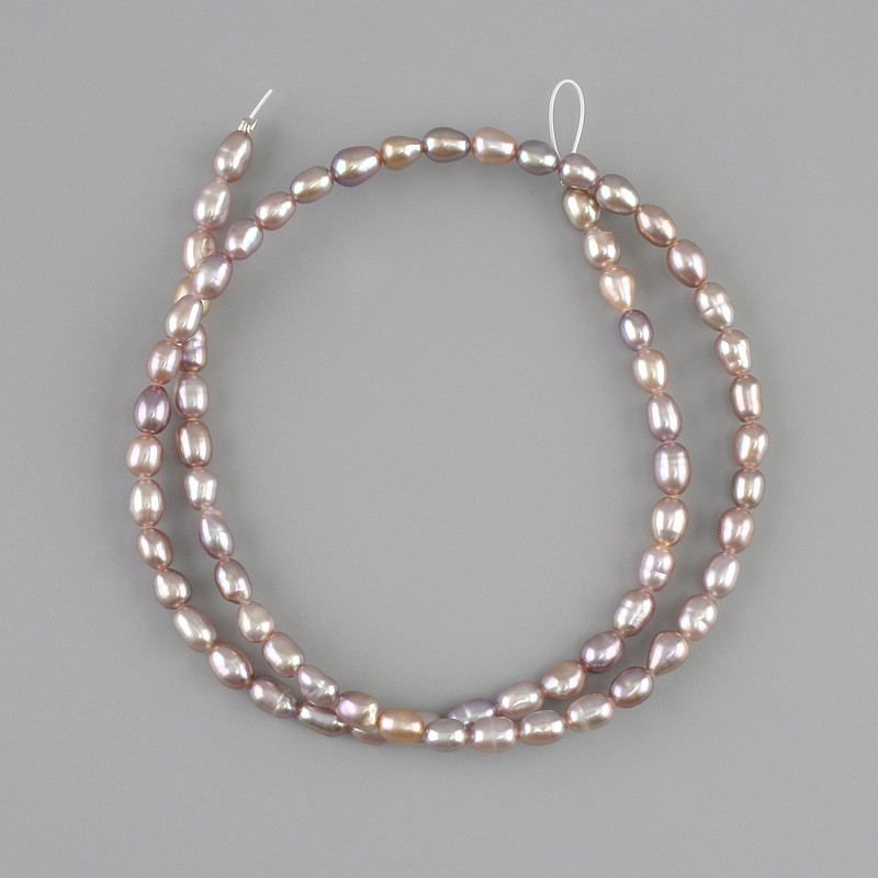 Freshwater Pearls Beads 4.5-5mm, natural, on a 36 cm strand